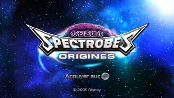 Spectrobes - Origins screen shot title